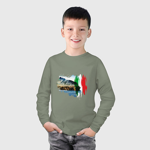 Итальянские детские футболки с рукавом