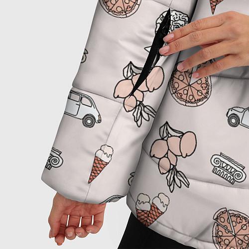 Итальянские женские куртки с капюшоном