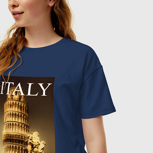 Женские итальянские футболки оверсайз