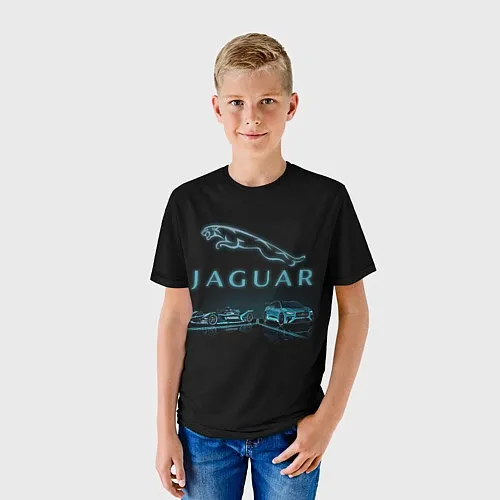 Детские 3D-футболки Ягуар