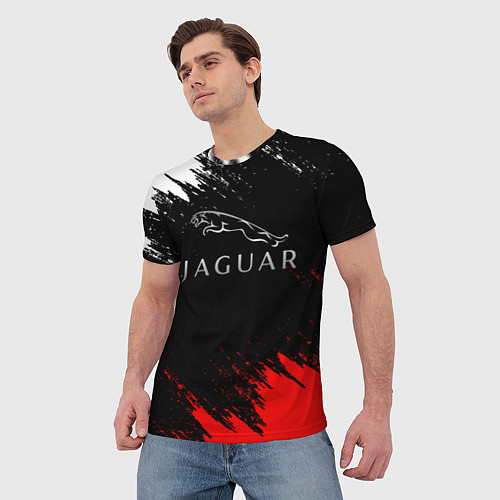 Мужские 3D-футболки Ягуар