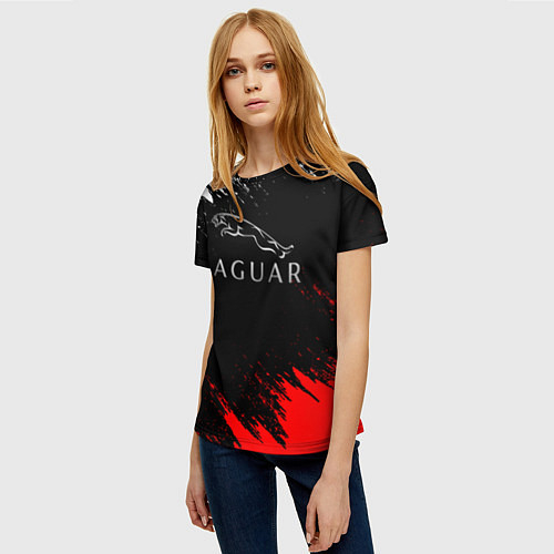 Женские 3D-футболки Ягуар