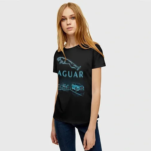 Женские футболки Ягуар