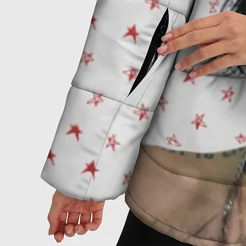 Женские куртки с капюшоном ДЖИЗУС