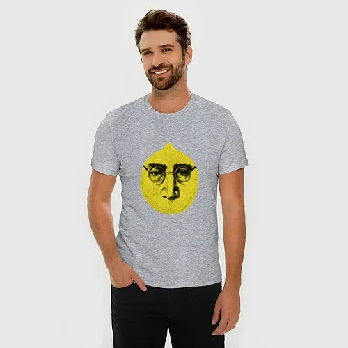 Мужские приталенные футболки Джон Леннон