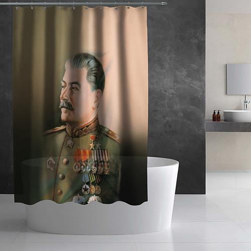 Шторки для душа Иосиф Сталин