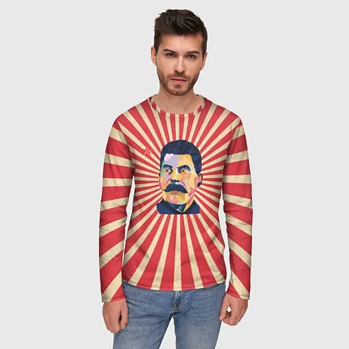 Мужские 3D-лонгсливы Иосиф Сталин