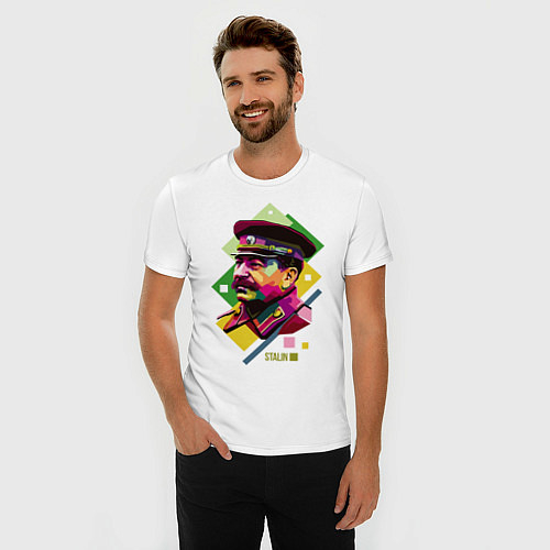 Мужские хлопковые футболки Иосиф Сталин