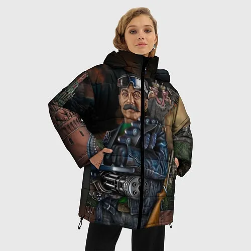 Женские куртки с капюшоном Иосиф Сталин
