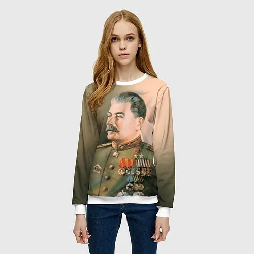 Женские 3D-свитшоты Иосиф Сталин