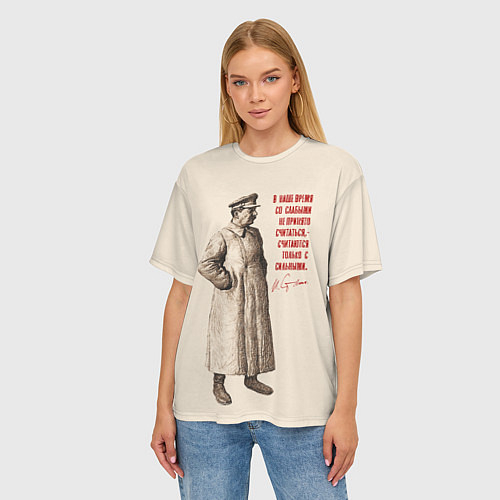 Женские 3D-футболки Иосиф Сталин