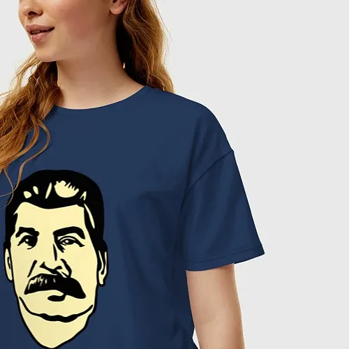Женские футболки оверсайз Иосиф Сталин