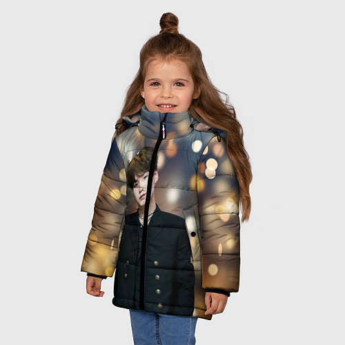 K-pop детские зимние куртки