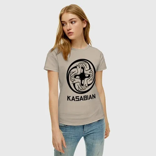 Женские хлопковые футболки Kasabian