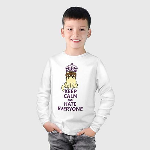 Детские футболки с рукавом Keep Calm