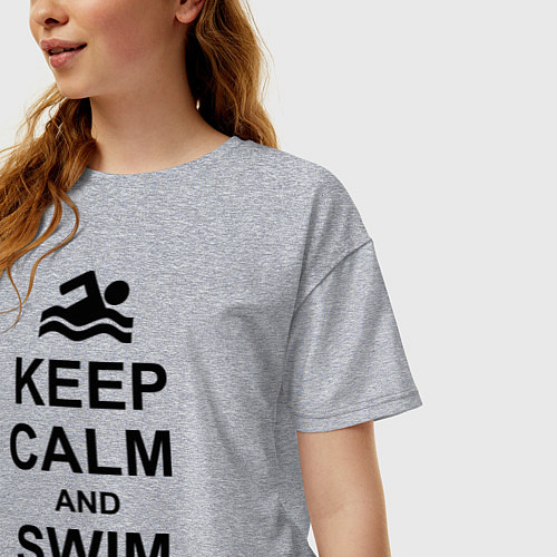 Женские футболки оверсайз Keep Calm