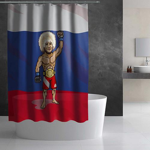 Шторки для душа Хабиб Нурмагомедов