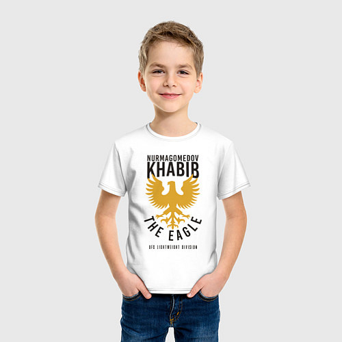 Детские хлопковые футболки Хабиб Нурмагомедов