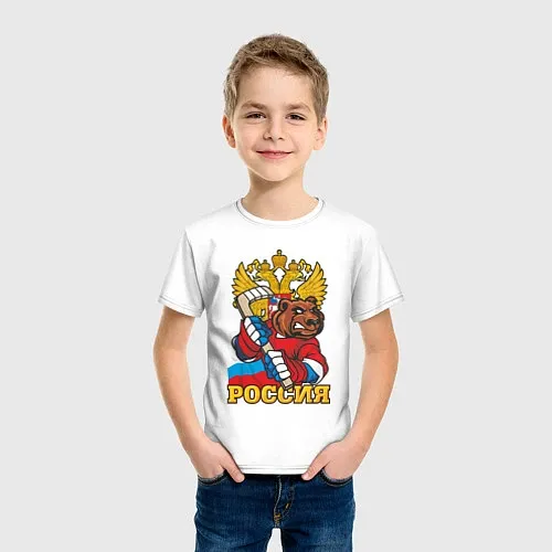 Детские хлопковые футболки КХЛ