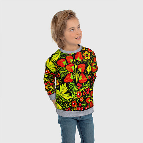 Детские свитшоты с хохломой