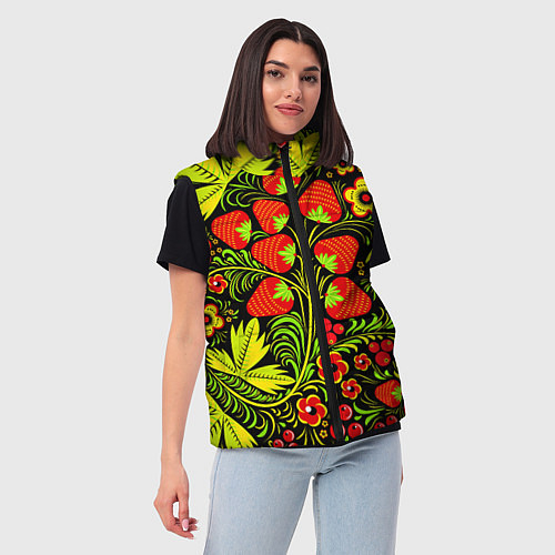 Жилеты с хохломой