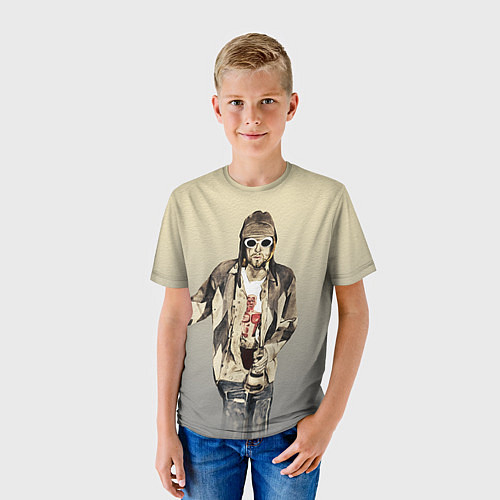 3D-футболки Курт Кобейн