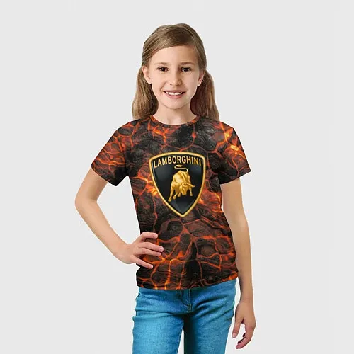 Детские 3D-футболки Ламборджини