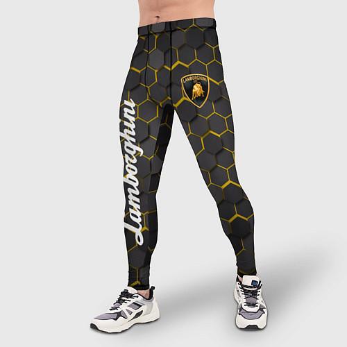 Мужские тайтсы-леггинсы Ламборджини