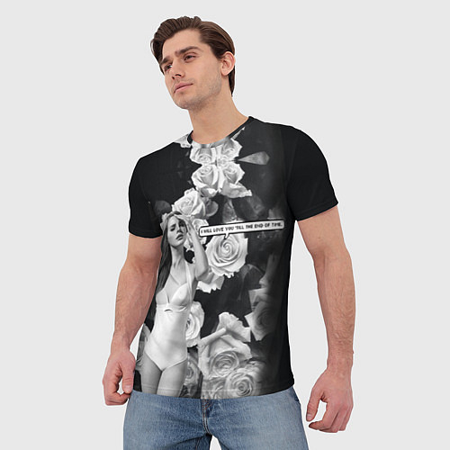 Мужские 3D-футболки Лана Дель Рей