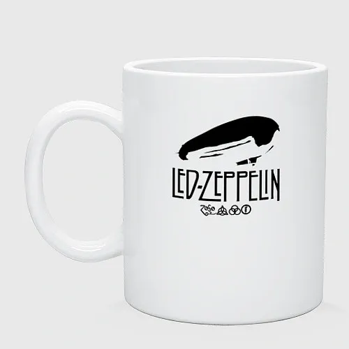Кружки белые Led Zeppelin
