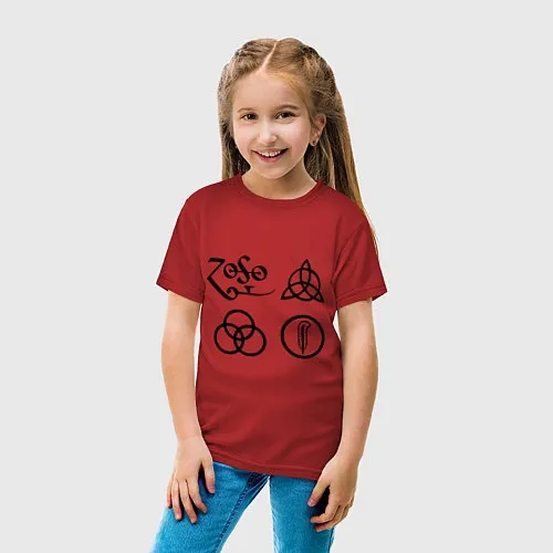 Детские хлопковые футболки Led Zeppelin