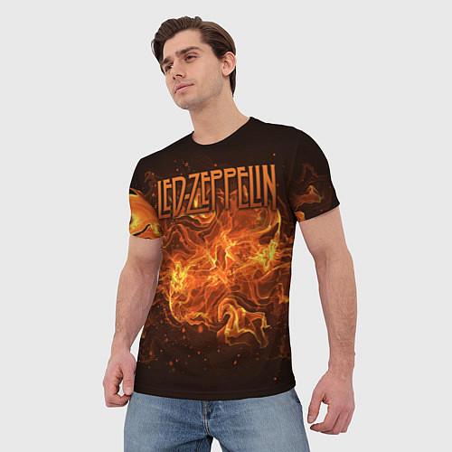 Мужские 3D-футболки Led Zeppelin