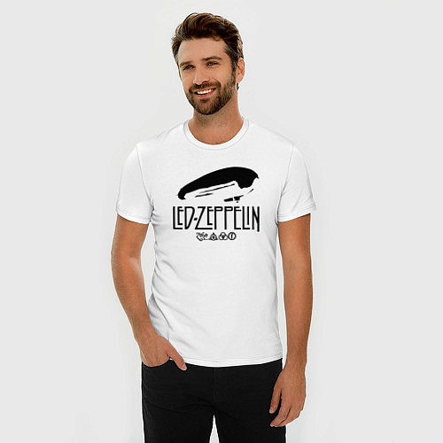 Мужские приталенные футболки Led Zeppelin