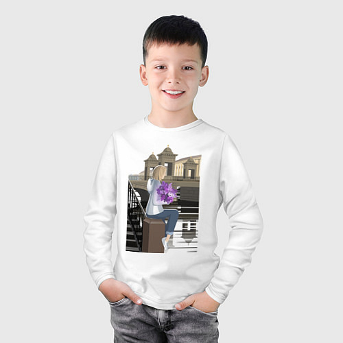 Детские футболки с рукавом Ленинградской области