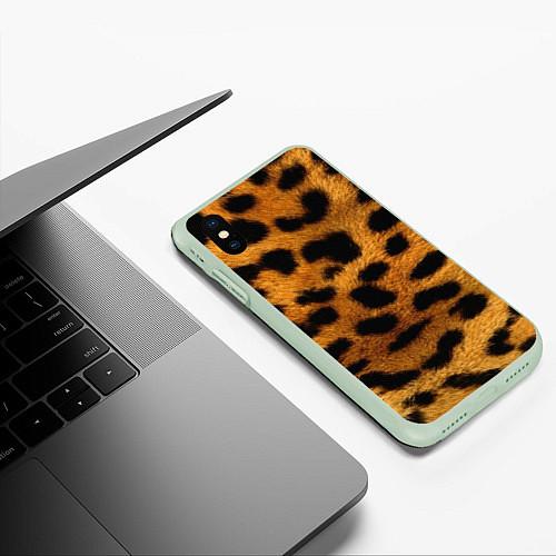 Чехлы для iPhone XS Max с леопардами