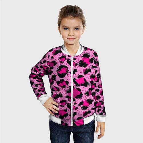 Детские куртки-бомберы с леопардами