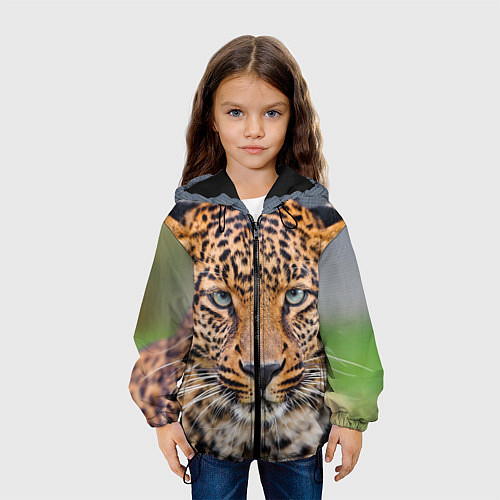 Детские демисезонные куртки с леопардами