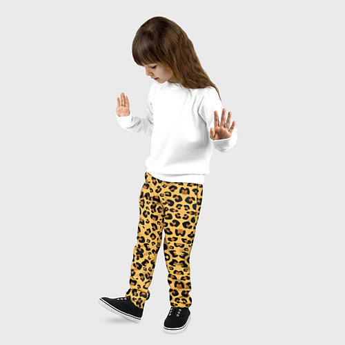 Детские брюки с леопардами