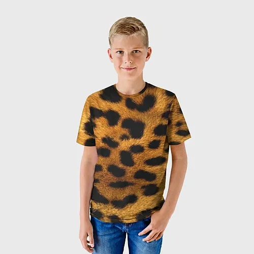 Детские футболки с леопардами