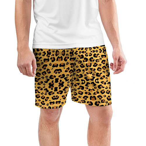 Мужские шорты с леопардами