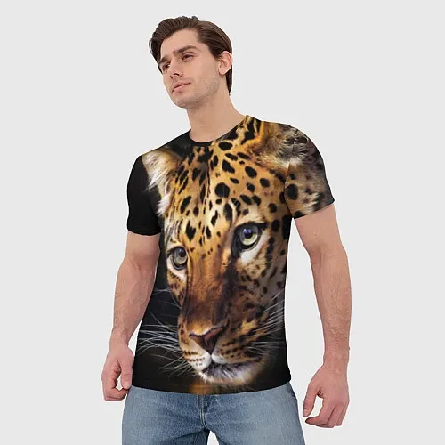 3D-футболки с леопардами