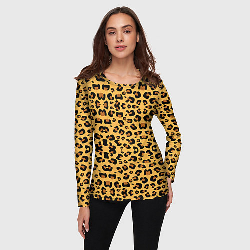 Женские футболки с рукавом с леопардами