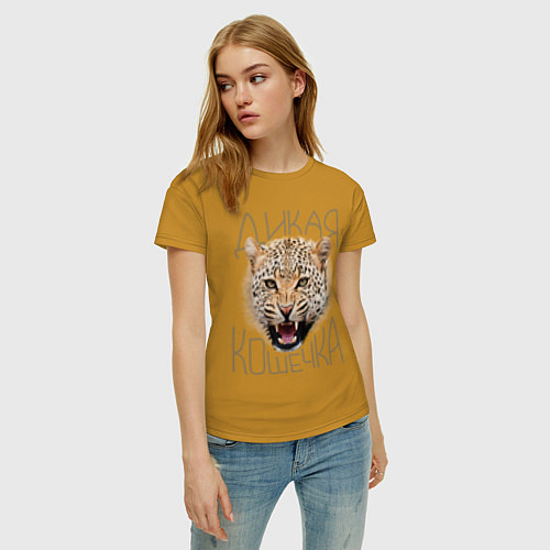 Женские футболки с леопардами