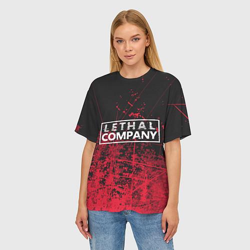 Женские футболки оверсайз Lethal Company