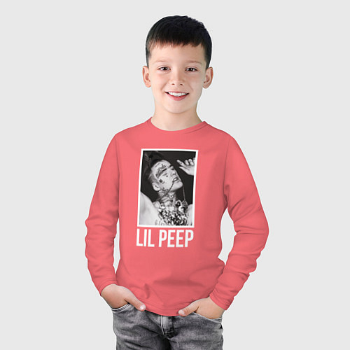 Детские хлопковые лонгсливы Lil Peep