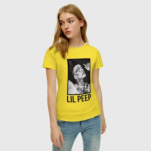 Женские хлопковые футболки Lil Peep