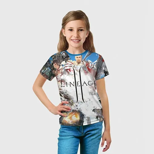 Детские 3D-футболки Lineage