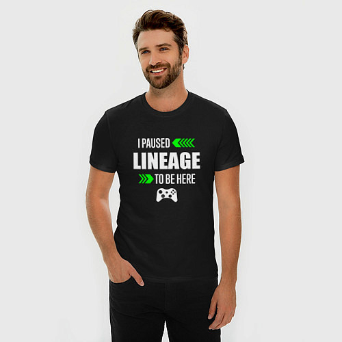 Мужские приталенные футболки Lineage