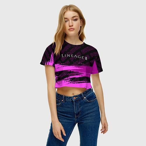 Женские укороченные футболки Lineage
