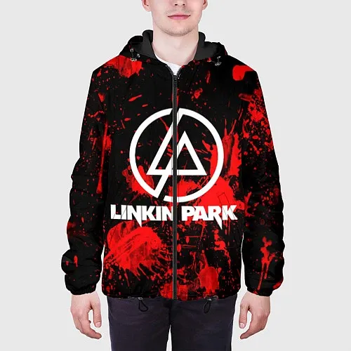 Мужские куртки с капюшоном Linkin Park